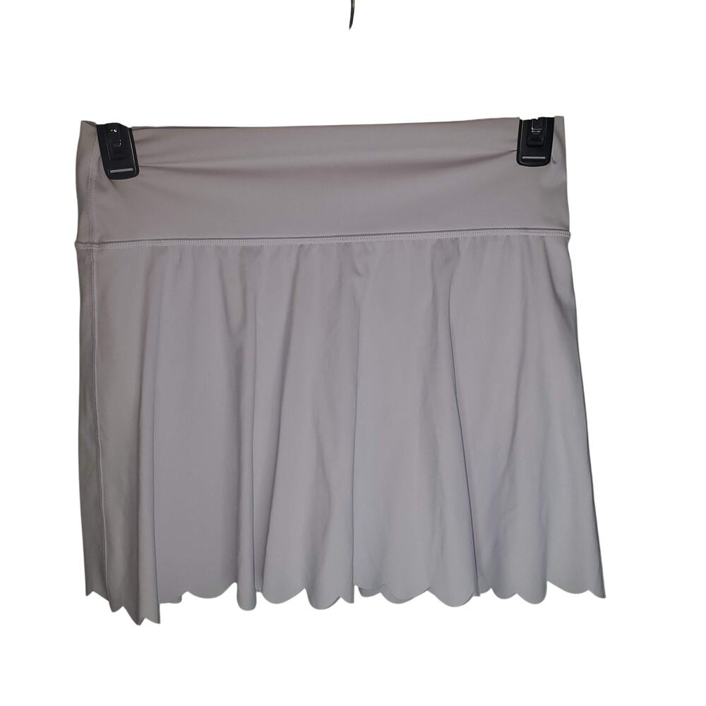 OFFLINE by Aerie High Rise Scalloped Athletic Skort Purple L Coquette
